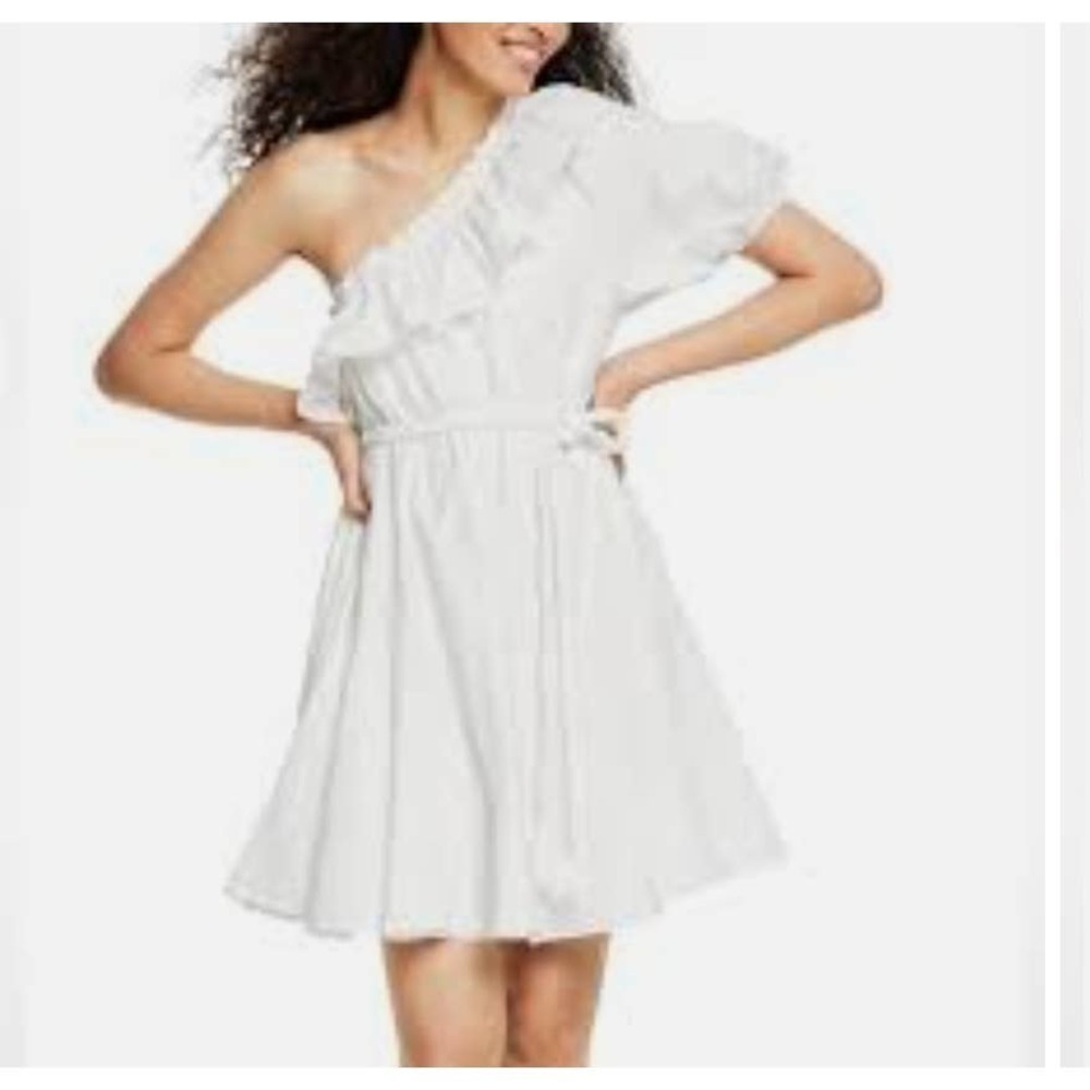 NWOT Rhode + Target One Shoulder Tie-Waist Cotton Dress XL